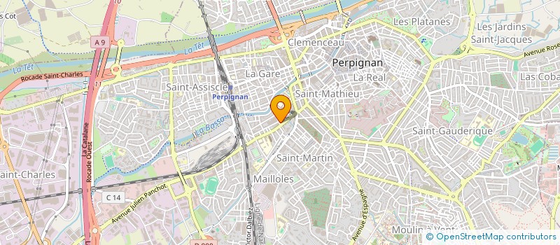 localisation de l'entreprise O'BAYLA  PERPIGNAN