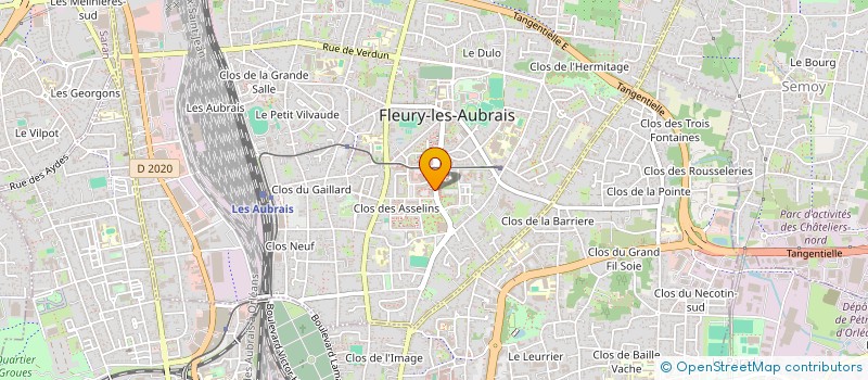 localisation de l'entreprise O BAZZARS à FLEURY-LES-AUBRAIS
