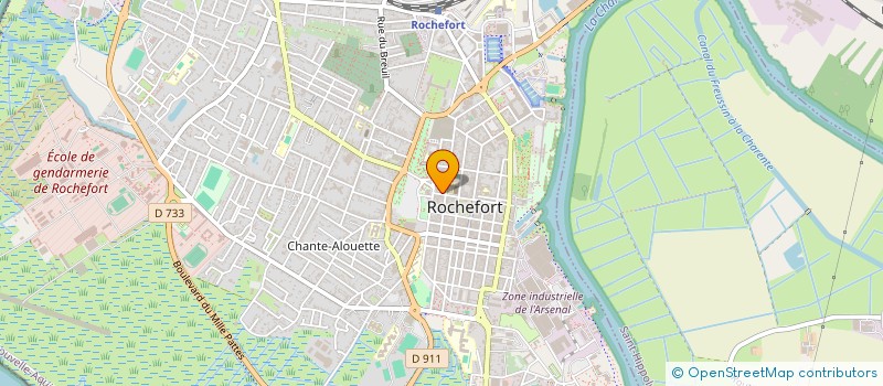 localisation de l'entreprise O BEAU BON FROMAGE  ROCHEFORT