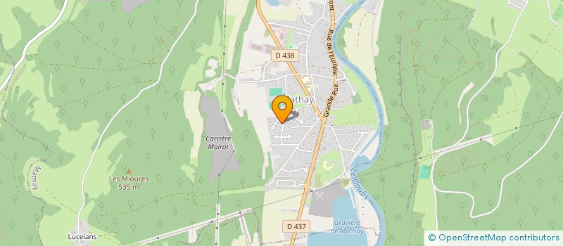 localisation de l'entreprise O BEAU N'HEUR  MATHAY