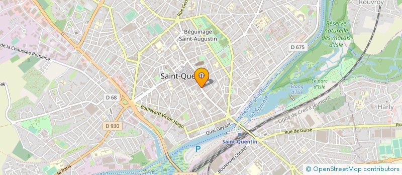 localisation de l'entreprise O BEFORE à SAINT-QUENTIN