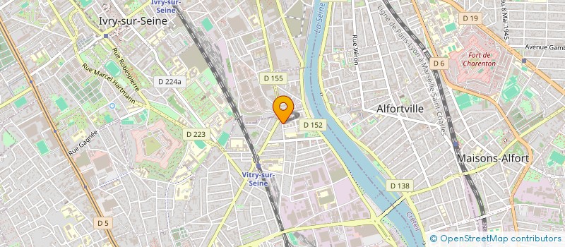 localisation de l'entreprise O BEIRAO à VITRY-SUR-SEINE