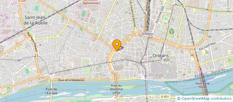 localisation de l'entreprise O'BELLAGIO à ORLEANS