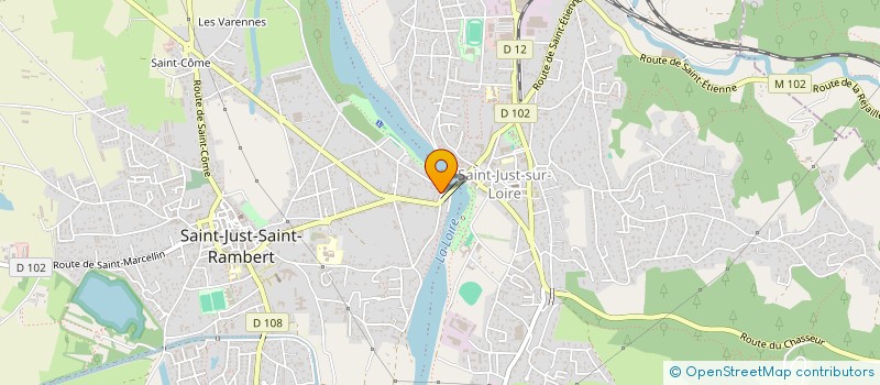 localisation de l'entreprise O BENESTAR à SAINT-JUST-SAINT-RAMBERT