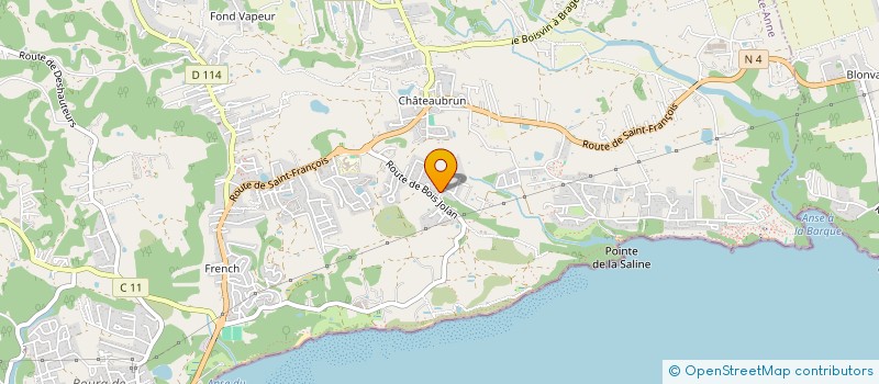 localisation de l'entreprise O BIEN ETRE  SAINTE-ANNE