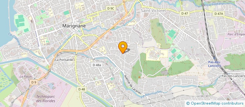 localisation de l'entreprise O BIEN FEES  MARIGNANE