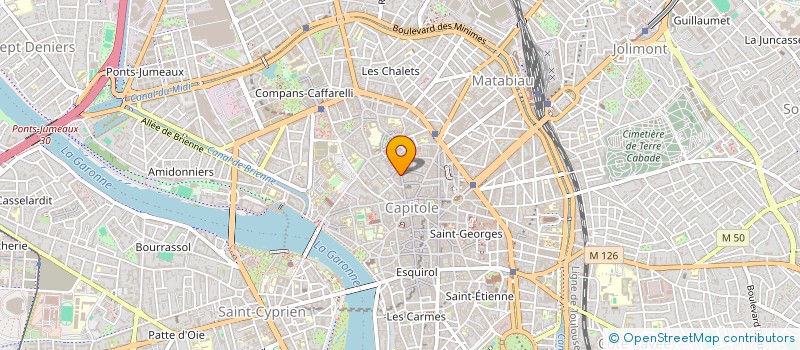 localisation de l'entreprise O BISTRO  TOULOUSE