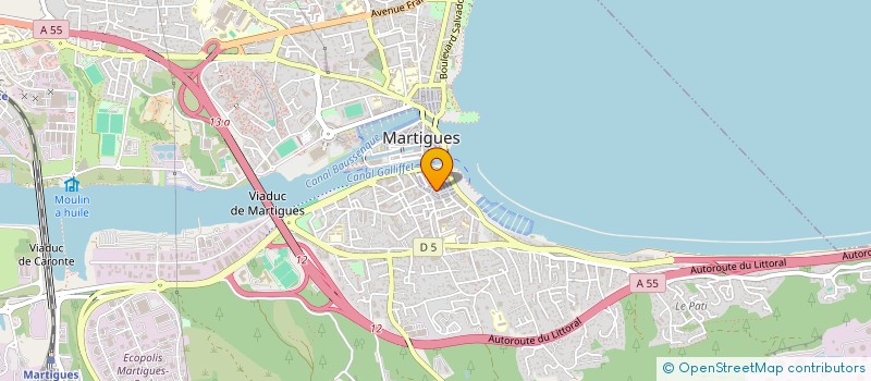 localisation de l'entreprise O BISTRO MARTEGAL à MARTIGUES