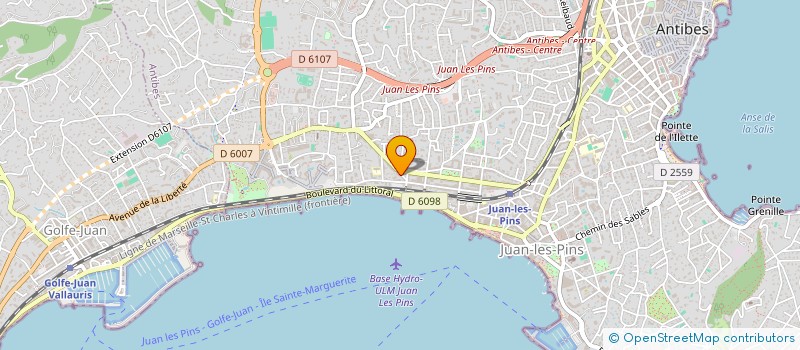 localisation de l'entreprise O BLE DES LYS à ANTIBES