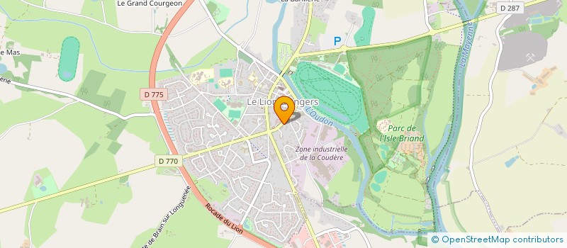 localisation de l'entreprise O'BLOC BARBERSHOP  LONGUENEE-EN-ANJOU