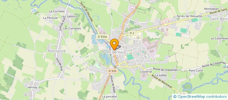localisation de l'entreprise O ' BOB à PONT-DE-VAUX