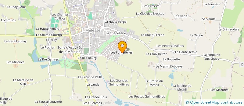 localisation de l'entreprise O BOCAGE 19  MELESSE