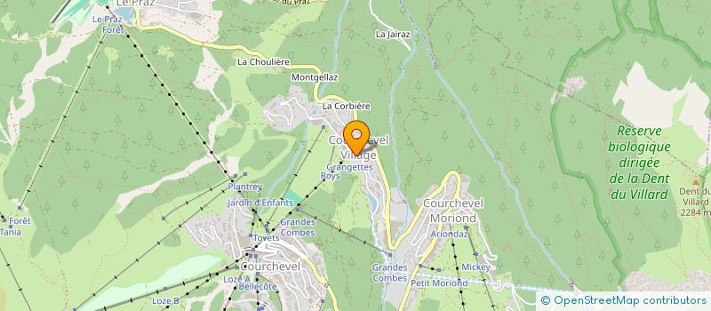 localisation de l'entreprise O'BODEGA à COURCHEVEL