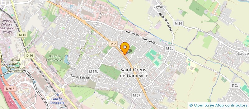 localisation de l'entreprise O BODY à SAINT-ORENS-DE-GAMEVILLE