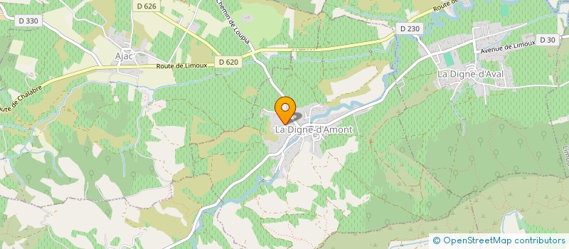 localisation de l'entreprise O BOIS D'OCCITANIE  LA DIGNE-D'AMONT