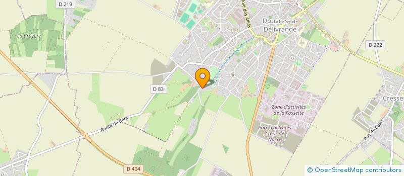 localisation de l'entreprise O BOIS DORMANTS  DOUVRES-LA-DELIVRANDE