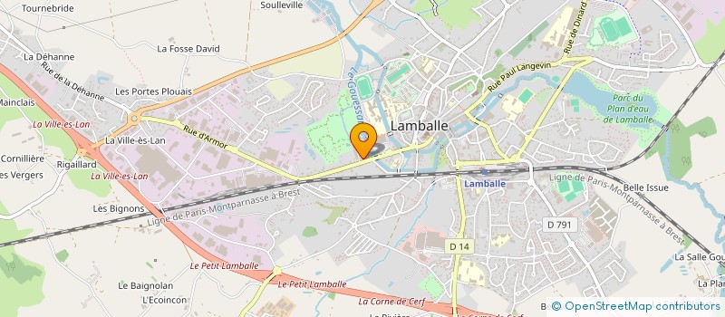 localisation de l'entreprise O BON-COIN  LAMBALLE-ARMOR
