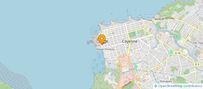 localisation de l'entreprise O BON MIAM  CAYENNE