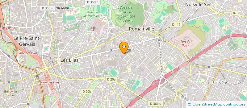 localisation de l'entreprise O BON PAIN à ROMAINVILLE