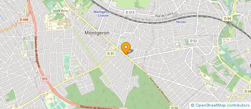 localisation de l'entreprise O BON THE à MONTGERON