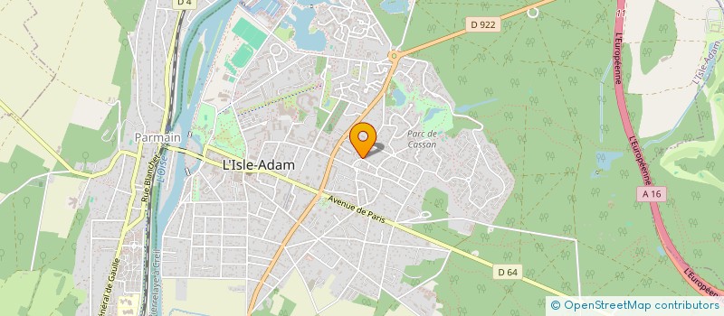 localisation de l'entreprise O BONHEUR DE NOS GENS à L'ISLE-ADAM