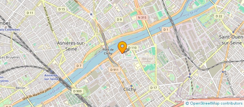 localisation de l'entreprise O BONHEUR DES CHATS DE CLICHY à CLICHY