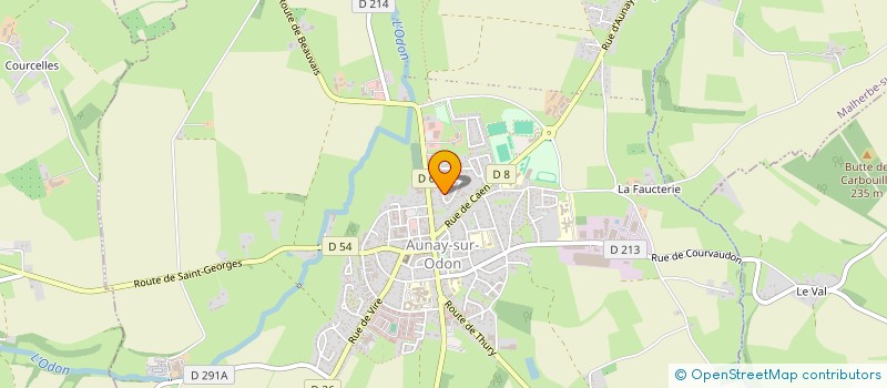 localisation de l'entreprise O BONHEUR, JE MARCHERAI... à LES MONTS D'AUNAY