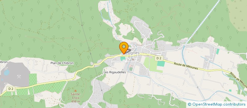 localisation de l'entreprise O'BONNES MAINS  SIGNES