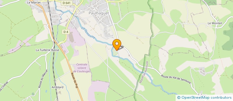 localisation de l'entreprise O BORD DE L'EAU  PAULHAGUET