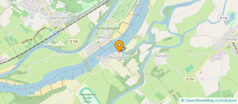 localisation de l'entreprise O BORD DE LOIRE  DENEE