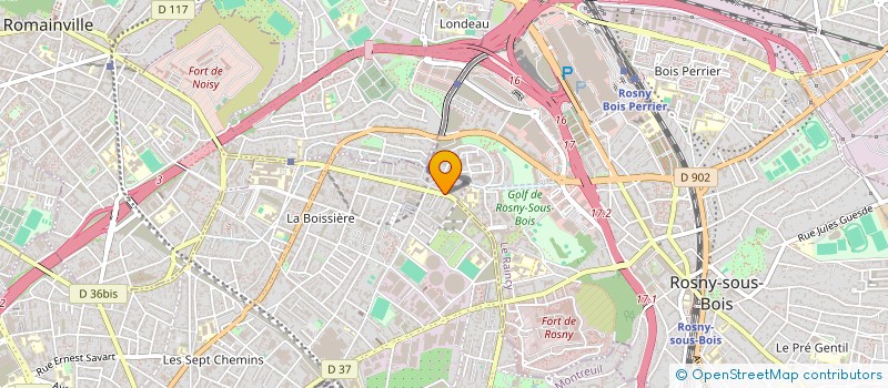 localisation de l'entreprise O'BOULEVARD à MONTREUIL