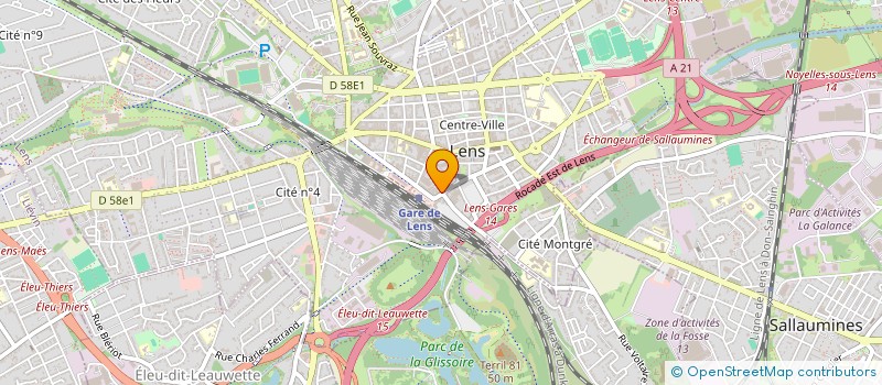 localisation de l'entreprise O BOUN APPETIT  LENS