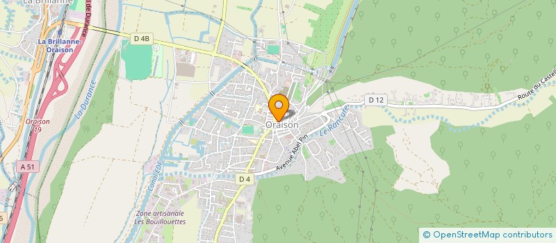 localisation de l'entreprise O BOUN PAN D'ANTAN  ORAISON