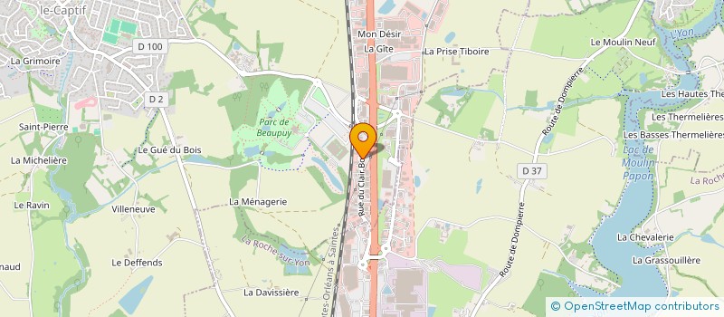 localisation de l'entreprise O'BOX IMMO à MOUILLERON-LE-CAPTIF
