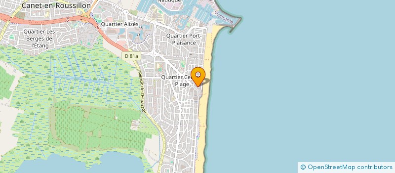 localisation de l'entreprise O BRAISE  CANET-EN-ROUSSILLON