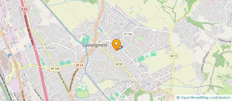 localisation de l'entreprise O BRAONAIN  CASTELGINEST