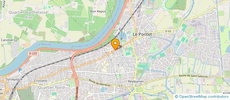 localisation de l'entreprise O'BRAZA  LE PONTET