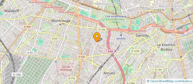localisation de l'entreprise O'BRICO à GENTILLY