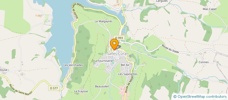 localisation de l'entreprise O BROCFLEURS  SALLES-CURAN