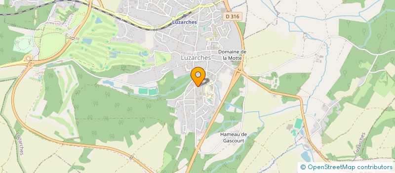 localisation de l'entreprise O'BROTHER à LUZARCHES