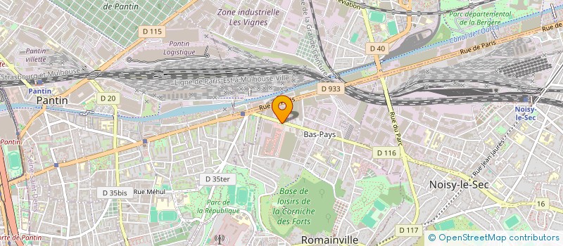 localisation de l'entreprise O'BRUSH à ROMAINVILLE