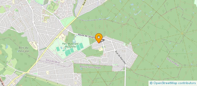 localisation de l'entreprise O'BRUYERES  SUCY EN BRIE