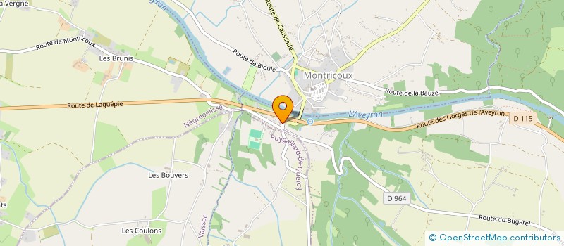 localisation de l'entreprise O BUGAREL  BRUNIQUEL