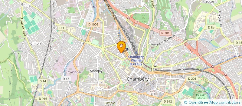 localisation de l'entreprise O BURGER  CHAMBERY