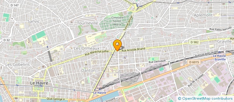 localisation de l'entreprise O BYBLOS à LE HAVRE