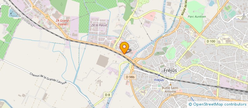 localisation de l'entreprise O.C.A FREJUS à FREJUS