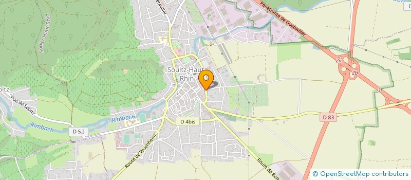 localisation de l'entreprise O.C BATIMENT  SOULTZ-HAUT-RHIN