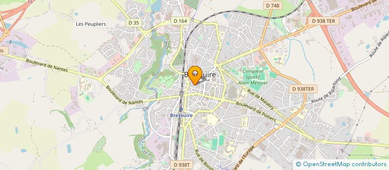 localisation de l'entreprise O.C.C.E COOPERATIVE SCOLAIRE  BRESSUIRE