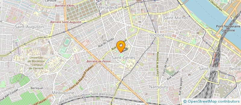 localisation de l'entreprise O.C.G BAT à BORDEAUX