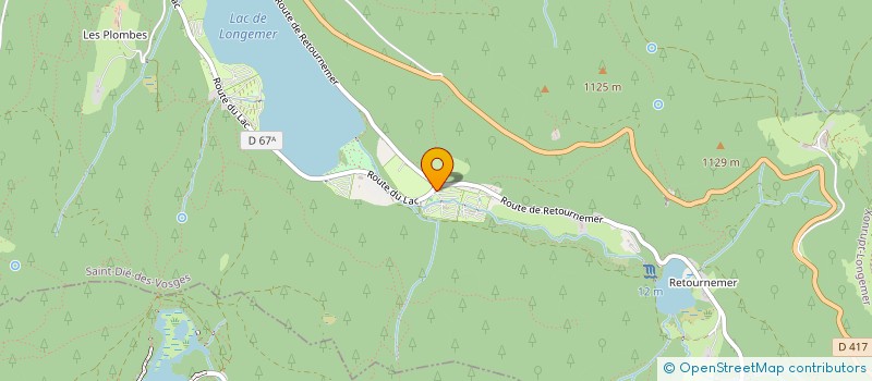 localisation de l'entreprise O.C.H.G.  CORNIMONT